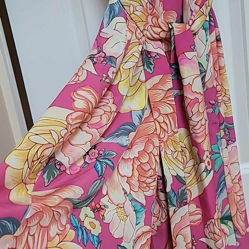 FARM RIO Anthropologie Eulalie Wide-Leg Jumpsuit - Picture 5 of 10